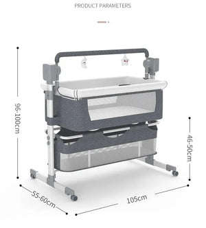 Movebaby™ Schommelbed met Klamboe | Wieg & Speelbed voor Pasgeborenen Movebaby