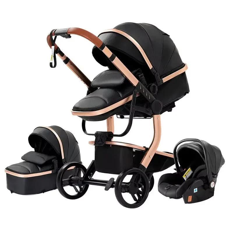 Movebaby™ 518 Kinderwagen 3-in-1 | Lichtgewicht Vierwielige Kinderwagen voor Pasgeborenen Movebaby