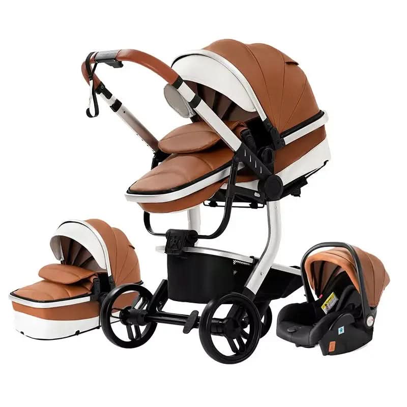 Movebaby™ 518 Kinderwagen 3-in-1 | Lichtgewicht Vierwielige Kinderwagen voor Pasgeborenen Movebaby