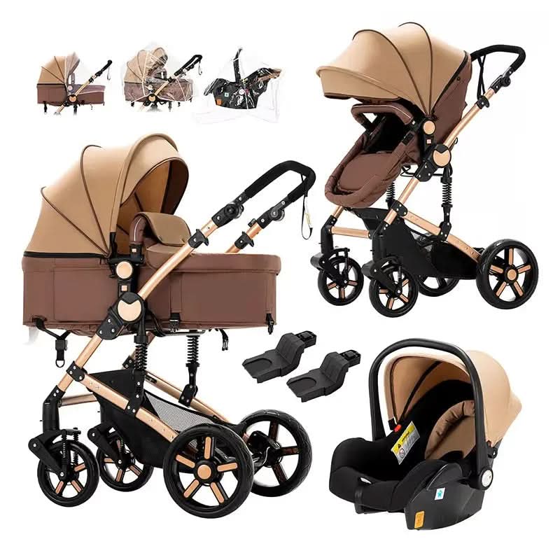 Movebaby™ 588 Kinderwagen 3-in-1 | Lichtgewicht Vierwielige Kinderwagen Movebaby