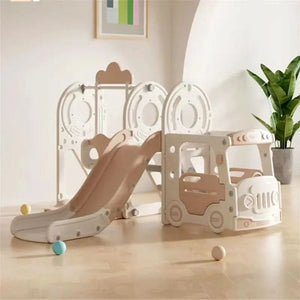 Movebaby™ Glij- & Klimspeelgoed | Binnen & Buiten Babyglijbaan met Schommel Movebaby