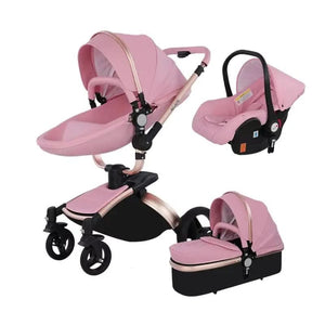 Movebaby™ HR-T Kinderwagen 3-in-1 | Vierwielige Kinderwagen voor Baby’s Movebaby