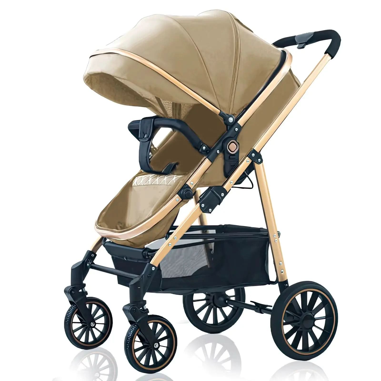 3-in-1 Stroller – Lightweight, Foldable Adjustable High