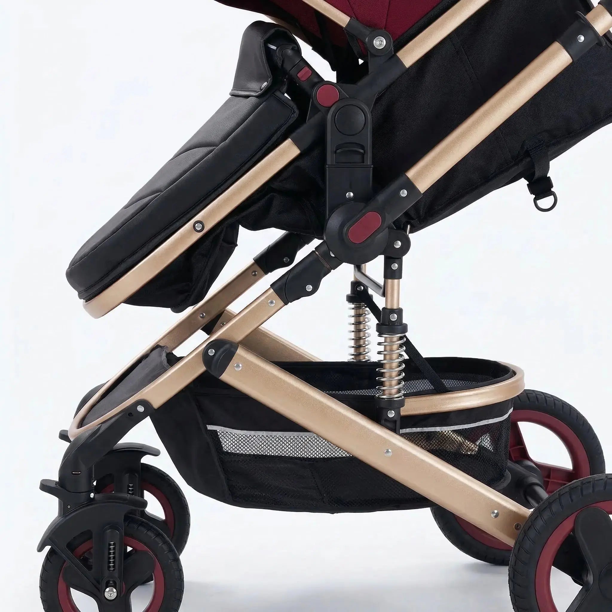 Movebaby™ 3-in-1 Kinderwagen met Autostoel – Luxe & Verstelbaar | Inclusief 9 Accessoires Movebaby