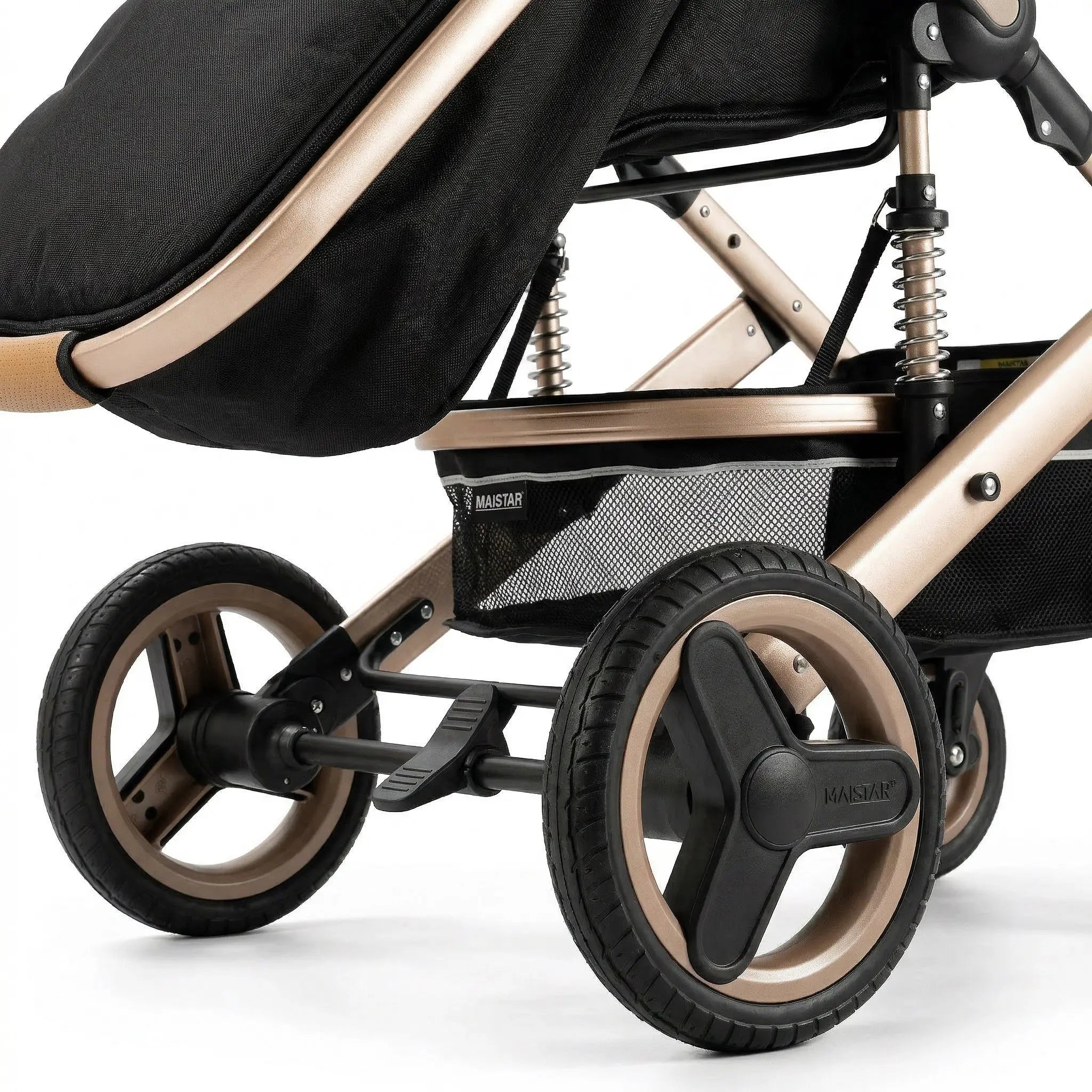 Movebaby™ 3-in-1 Kinderwagen met Autostoel – Luxe & Verstelbaar | Inclusief 9 Accessoires Movebaby