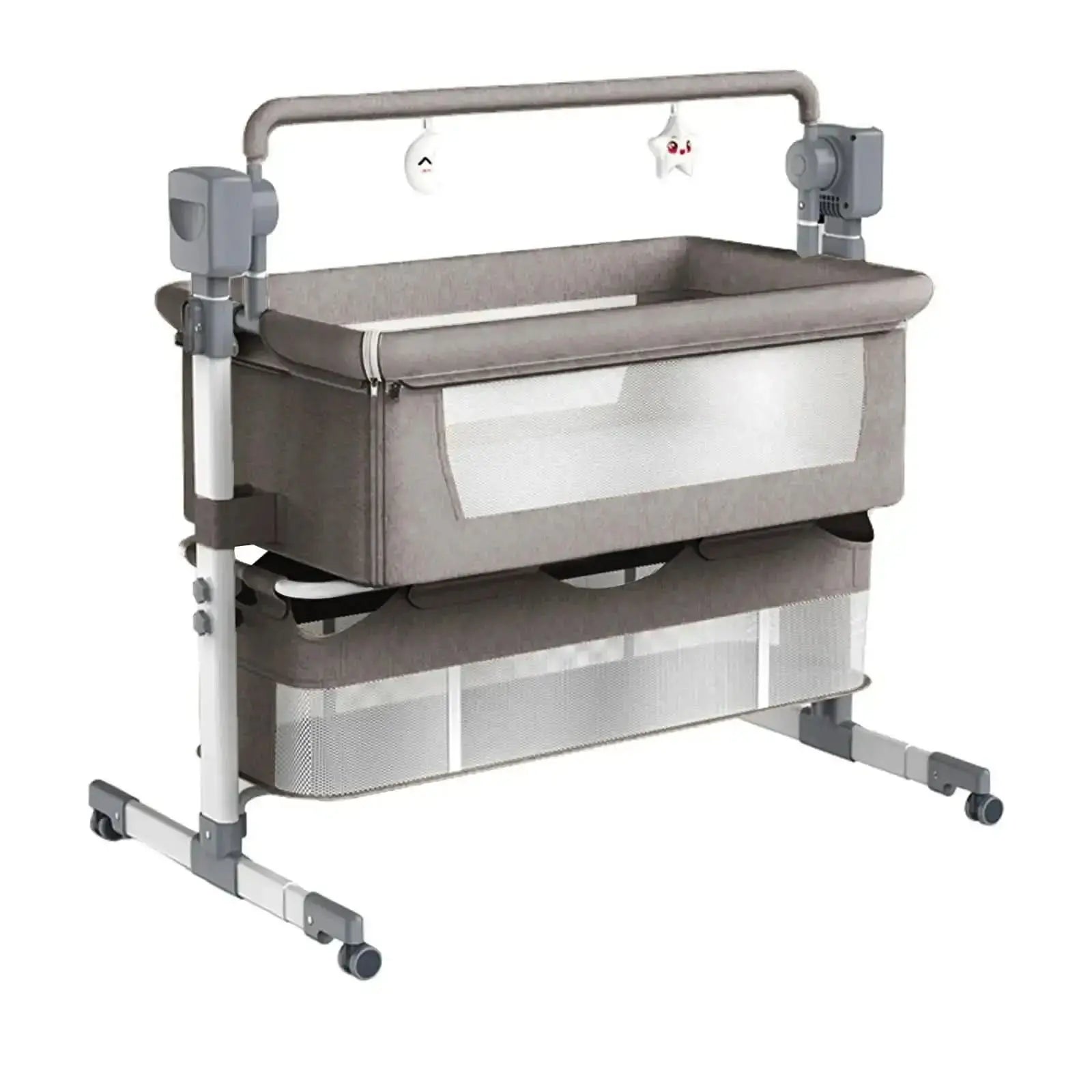 Movebaby™ Schommelbed met Klamboe | Wieg & Speelbed voor Pasgeborenen Movebaby