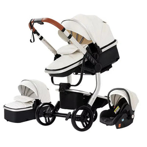 Movebaby™ 518 Kinderwagen 3-in-1 | Lichtgewicht Vierwielige Kinderwagen voor Pasgeborenen Movebaby