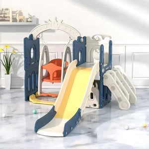 Movebaby™ Glij- & Klimspeelgoed | Binnen & Buiten Babyglijbaan met Schommel Movebaby